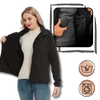 Premium Heated Fleece Jacket With Four Zone Heating For All Day Warmth