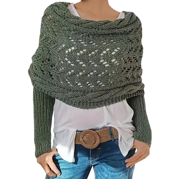 Boho Knit Shrug for Year Round Comfort One Size Fits All