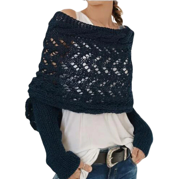 Boho Knit Shrug for Year Round Comfort One Size Fits All