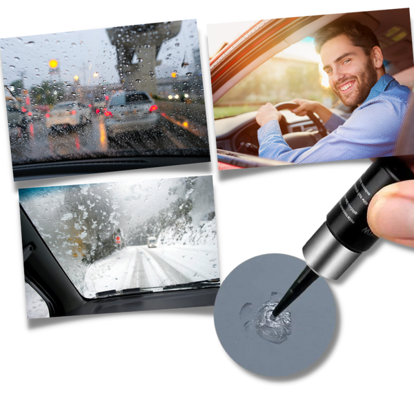 DIY Windshield Crack Repair Kit For Fast Clear Long Lasting Fix