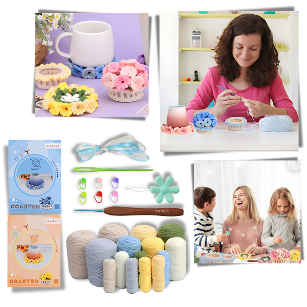 DIY Colorful Coaster Kit For Relaxing Crafting Experience