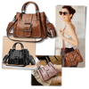 Vintage Crossbody Bag With Wide Strap And Spacious Interior