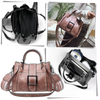 Vintage Crossbody Bag With Wide Strap And Spacious Interior