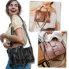 Vintage Crossbody Bag With Wide Strap And Spacious Interior