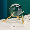 Crystal Ball Globe Premium Glass Decor For Home Office Shelf
