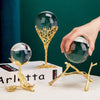 Crystal Ball Globe Premium Glass Decor For Home Office Shelf