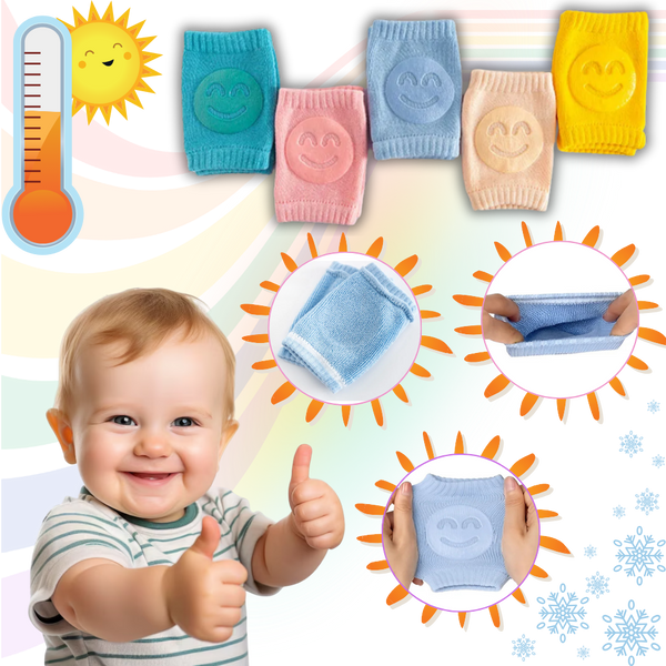 Knee Pads for Crawling Kids with Breathable Comfort and Warmth