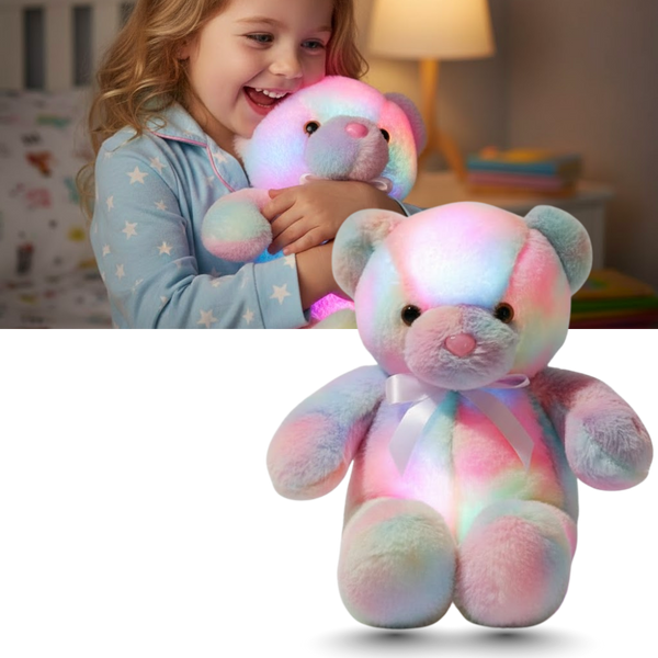 Glowing Plush Teddy For Bedtime Comfort And Soothing Relaxation