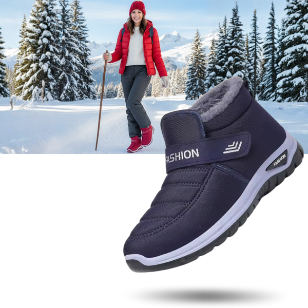 Thermal Cushioned Winter Boots With Non Slip Grip Sole Warm And Dry