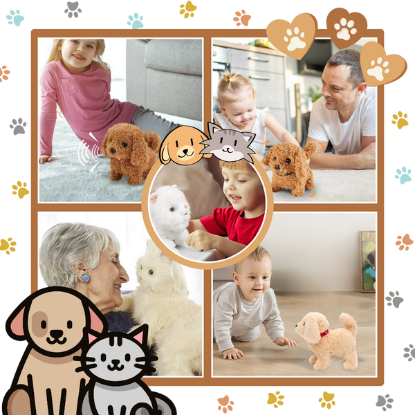 Robotic Plush Pet With Lifelike Movements And Realistic Fur