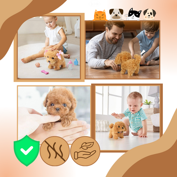 Robotic Plush Pet With Lifelike Movements And Realistic Fur