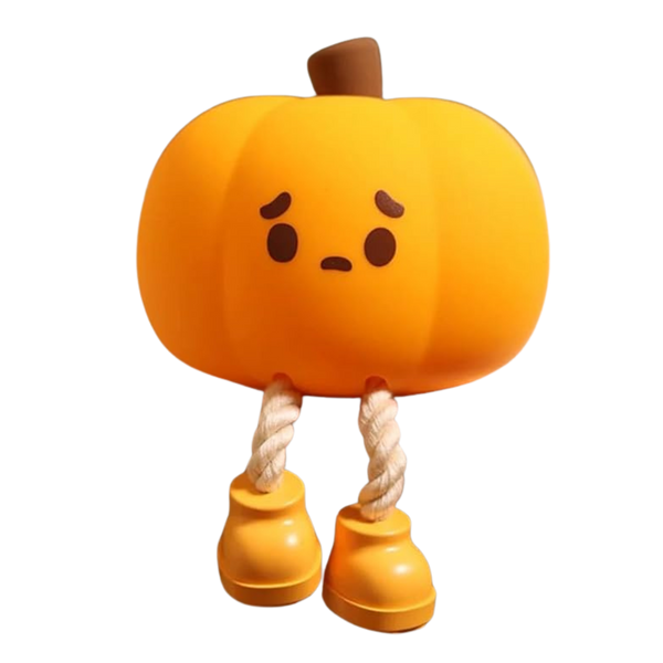 Pumpkin Night Light for Kids With Adjustable Brightness and Soft Glow