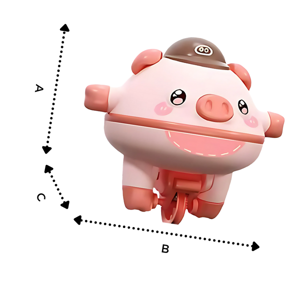 Portable Interactive Piggy Toy for Toddlers Boosting Motor Skills