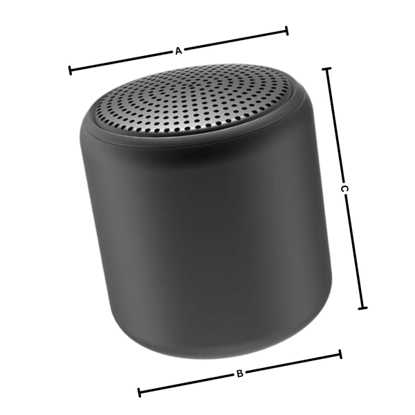 Compact Deep Bass Bluetooth Speaker With All Day Battery