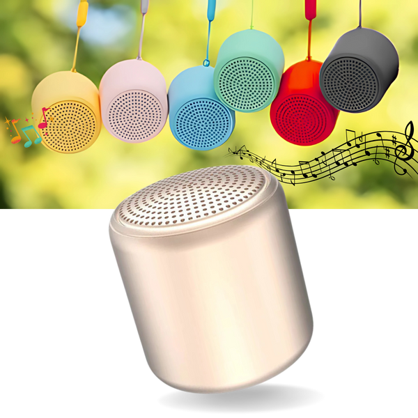 Compact Deep Bass Bluetooth Speaker With All Day Battery