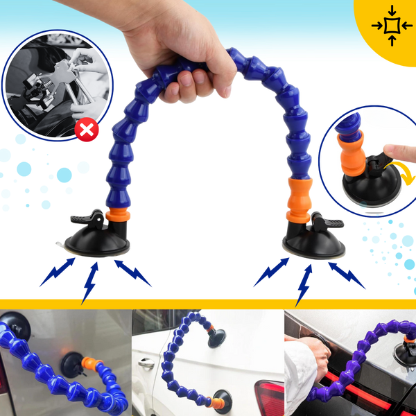 Car Dent Repair Suction Cup With Paint Safe Flexible Dual Head Design