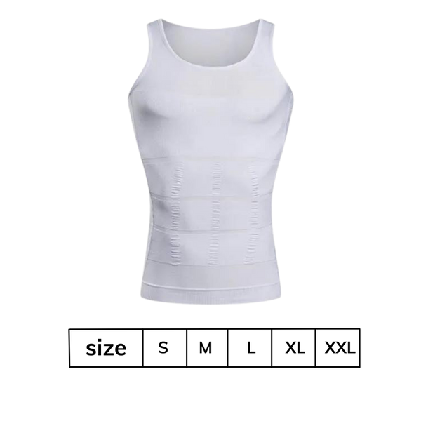 Men's Slimming Body Shaper With Posture Support Discreet Fit