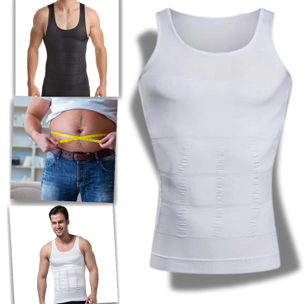 Men's Slimming Body Shaper With Posture Support Discreet Fit