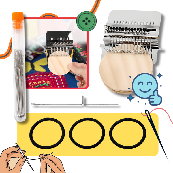 Compact Fabric Repair Loom for Quick Fixes and Creative Mending