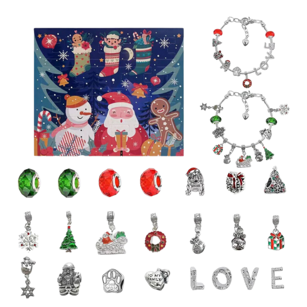 Jewelry Advent Calendar 24 Day Countdown For Daily Charm Reveals