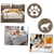 Calming Dog Furniture Protector With Plush Bolsters And Waterproof Liner