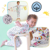 Interactive Colorable Pajama Set For Kids With Reusable Ink Patterns