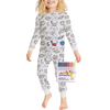 Interactive Colorable Pajama Set For Kids With Reusable Ink Patterns
