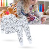 Interactive Colorable Pajama Set For Kids With Reusable Ink Patterns