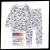 Interactive Colorable Pajama Set For Kids With Reusable Ink Patterns