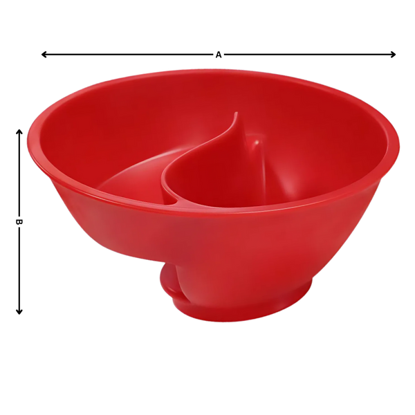 Cereal Bowl With Dual Dry And Wet Separation Keeps Crunchy Fresh