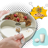 Cereal Bowl With Dual Dry And Wet Separation Keeps Crunchy Fresh