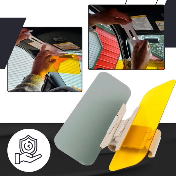 Car Visor Extender With UV Protection For Glare Reduction