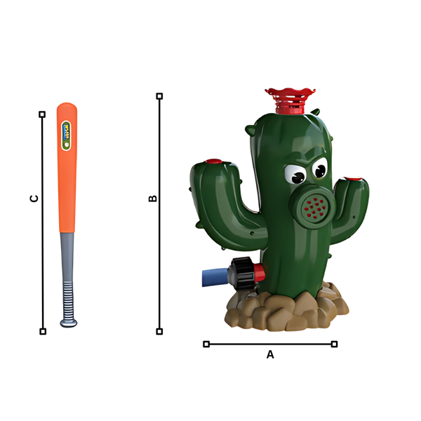 2-In-1 Water Baseball Trainer and Sprinkler for Coordinated Backyard Fun