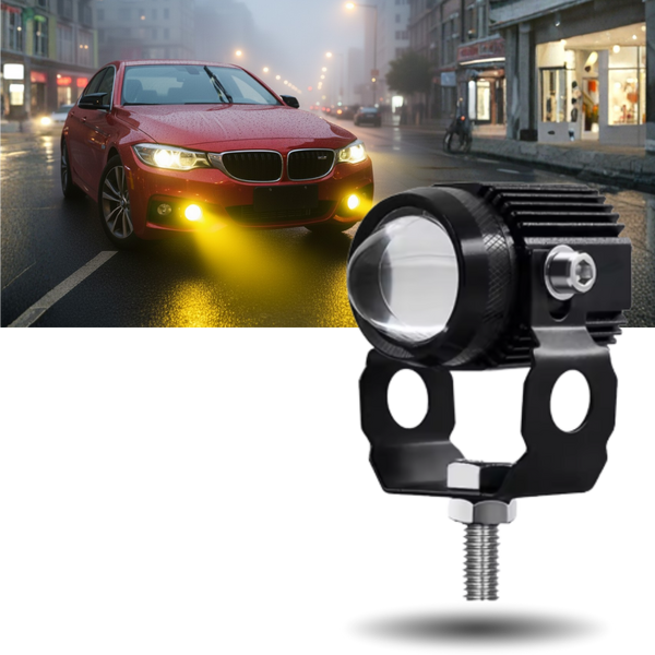 Ultra Bright Dual Color Motorcycle Headlamp For All Weather Visibility