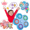 Portable Dual Function Bean Puzzle Fidget Toy for Focus and Stress Relief