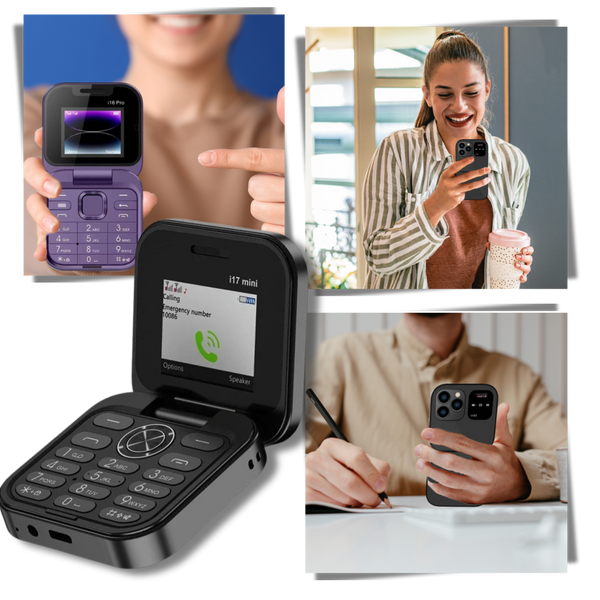 Compact Folding Dual SIM Phone With HD Camera And Long Battery Life