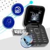 Compact Folding Dual SIM Phone With HD Camera And Long Battery Life