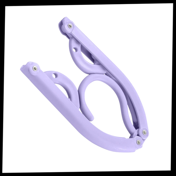 Dual-Size Foldable Anti-Slip Clothes Hangers For Space-Saving Organization