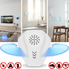 Twin Ultrasonic Pest Deterrent for Silent 360 Rodent and Insect Control