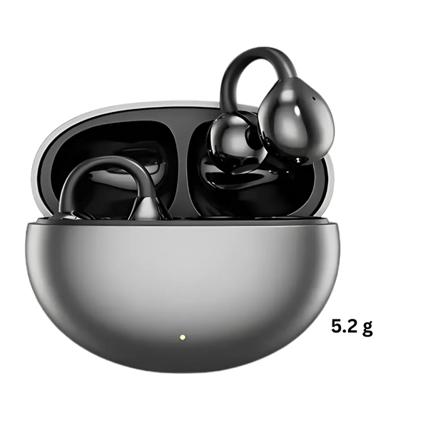 Open Ear Clip Headphones With Dual Device Connectivity For Crystal Clear Sound