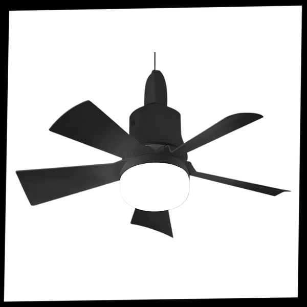 Adjustable E27 Socket Ceiling Fan Light With Remote And Timer
