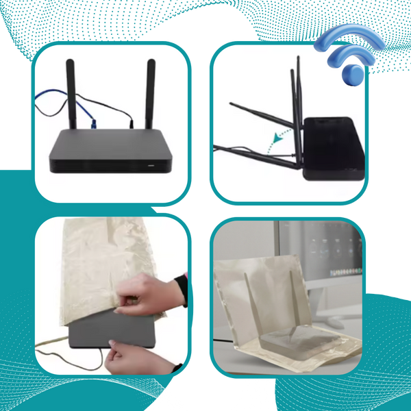 EMF and RF Shielding Cover Cloth for Routers with Breathable Fabric