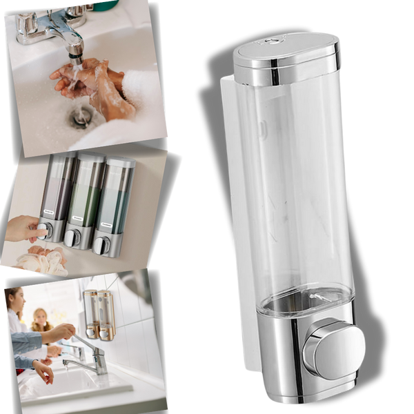 Wall Mounted Soap Dispenser With Water Resistant Leak Proof Control
