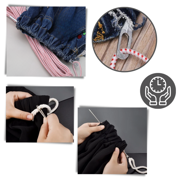 Easy Waistband Drawstring Threader Delivers Fast Effortless Sewing
