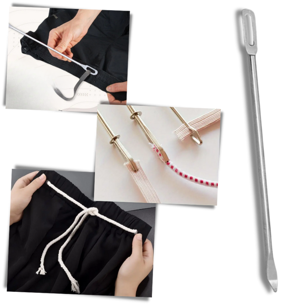 Easy Waistband Drawstring Threader Delivers Fast Effortless Sewing