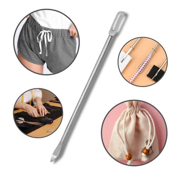 Easy Waistband Drawstring Threader Delivers Fast Effortless Sewing