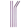 Easy Cleaning Stainless Steel Drinking Straw Set With Brushes And Bag