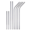 Easy Cleaning Stainless Steel Drinking Straw Set With Brushes And Bag