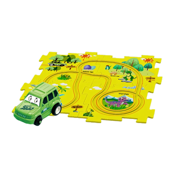 Educational Electric Car Track Set For Creative STEM Play