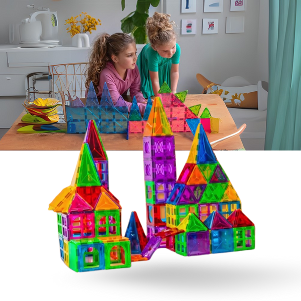 Educational Magnetic Building Blocks For Kids Promote Creative Teamwork
